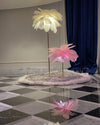 WOMO Feather Palm Tree Floor Lamp with Tray-WM7052 thumbnail