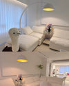 WOMO Dome Arc Floor Lamp over Couch-WM7063 thumbnail