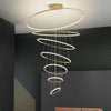 WOMO Large Tiered Ring LED Foyer Chandelier-WM2160 thumbnail