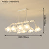 WOMO Lily Linear Chandelier-WM2283 thumbnail