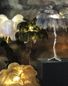 WOMO Feather Palm Tree Table Lamp-WM8016 thumbnail