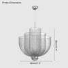 WOMO Mesh Uplight Vaulted Ceiling Pendant Chandelier-WM2069 thumbnail