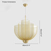 WOMO Mesh Uplight Vaulted Ceiling Pendant Chandelier-WM2069 thumbnail