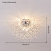 WOMO Dandelion Crystal Flush Mount Ceiling Light-WM1014 thumbnail