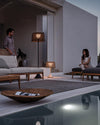 WOMO Solar Rattan Floor Light-WM9011 thumbnail