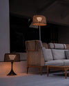 WOMO Solar Rattan Floor Light-WM9011 thumbnail