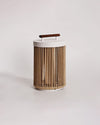 WOMO Outdoor Solar Portable Wicker Lantern-WM9020 thumbnail