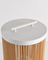 WOMO Outdoor Solar Portable Wicker Lantern-WM9020 thumbnail