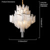 WOMO Fringe Tiered Chandelier-WM2079 thumbnail