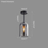 WOMO Smoked/Amber Blown Glass Pendant Light-WM2108 thumbnail