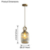 WOMO Reeded Glass Pendant Light-WM2264 thumbnail