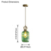 WOMO Reeded Glass Pendant Light-WM2264 thumbnail