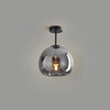 WOMO Smoked/Amber Blown Glass Pendant Light-WM2108 thumbnail