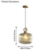 WOMO Reeded Glass Pendant Light-WM2264 thumbnail