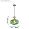 WOMO Reeded Glass Pendant Light-WM2264 thumbnail