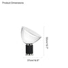 WOMO Large Glass Table Lamp-WM8019 thumbnail