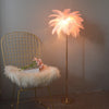 WOMO Feather Palm Tree Floor Lamp with Tray-WM7052 thumbnail