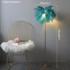 WOMO Feather Palm Tree Floor Lamp with Tray-WM7052 thumbnail