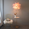 WOMO Feather Palm Tree Floor Lamp with Tray-WM7052 thumbnail