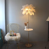 WOMO Feather Palm Tree Floor Lamp with Tray-WM7052 thumbnail