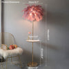 WOMO Feather Palm Tree Floor Lamp with Tray-WM7052 thumbnail
