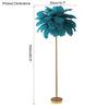 WOMO Feather Palm Tree Floor Lamp with Tray-WM7052 thumbnail