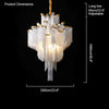 WOMO Fringe Tiered Chandelier-WM2079 thumbnail