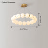 WOMO Pearl Necklace Round Chandelier-WM2344 thumbnail