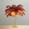 WOMO Feather Palm Tree Table Lamp-WM8016 thumbnail