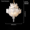 WOMO Fringe Tiered Chandelier-WM2079 thumbnail