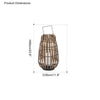 WOMO Outdoor Solar Hanging Lantern-WM9005 thumbnail