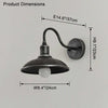 WOMO Gooseneck Barn Wall Lamp-WM9143 thumbnail