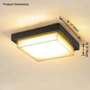 WOMO Square Outdoor Ceiling Light-WM9204 thumbnail