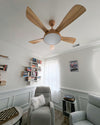 WOMO Scandi Reversible Ceiling Fan with Light-WM5002 thumbnail