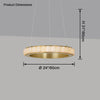 WOMO Tiered Circular Alabaster Chandelier-WM2858 thumbnail