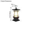 WOMO Square Outdoor Pillar Light-WM9063 thumbnail