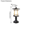 WOMO Square Outdoor Pillar Light-WM9063 thumbnail