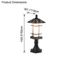 WOMO Square Outdoor Pillar Light-WM9063 thumbnail