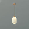 WOMO Ribbed Milk Glass Lantern Pendant Light-WM2115 thumbnail