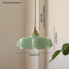 WOMO Retro Coloured/Pink Glass Pendant Light-WM2084 thumbnail