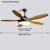 WOMO Scandi Reversible Ceiling Fan with Light-WM5002 thumbnail