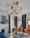 WOMO Gold Trumpet Art Deco Chandelier-WM2614 thumbnail