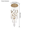 WOMO Raindrop Crystal chandelier-WM2124 thumbnail