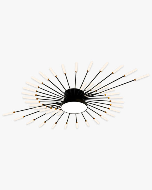 WOMO Firework Sunburst Flush Mount Ceiling Light-WM1001