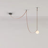 WOMO Globe Leather Chandelier-WM2311 thumbnail