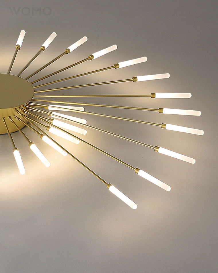 WOMO Firework Starburst Flush Mount Ceiling Light-WM1000