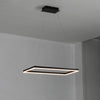 WOMO Black Tiered Rectangular Chandelier-WM2120 thumbnail