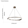 WOMO Möbius Circular LED Chandelier-WM2128 thumbnail