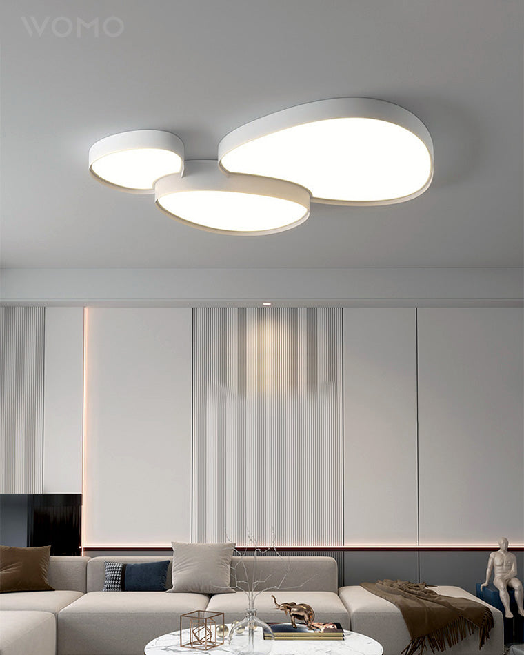 WOMO Modern Low Profile Flush Mount Ceiling Light-WM1010