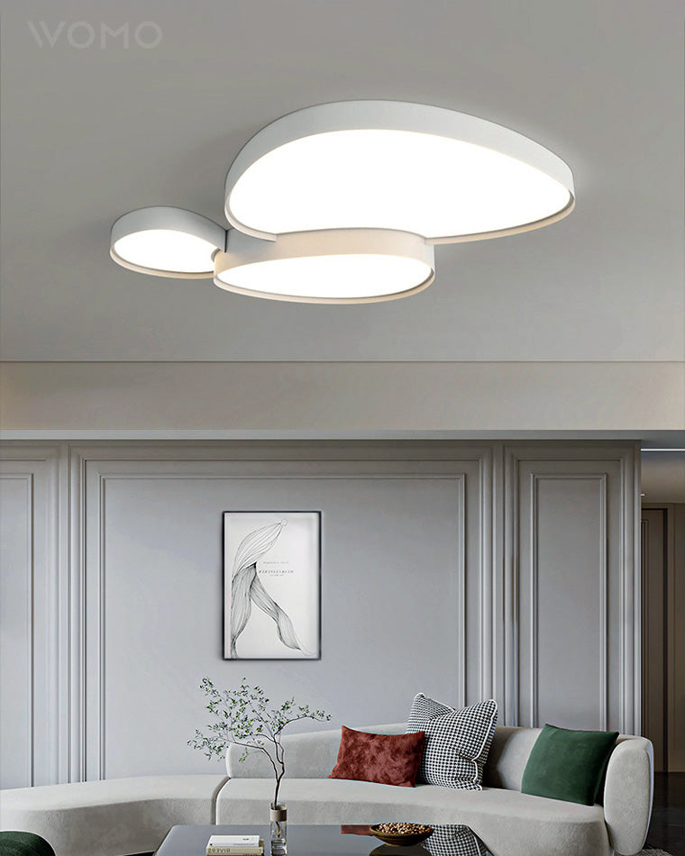 WOMO Modern Low Profile Flush Mount Ceiling Light-WM1010